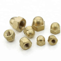 Wholesale m4 m5 m6 carbon steel brass dome cup nut din1587